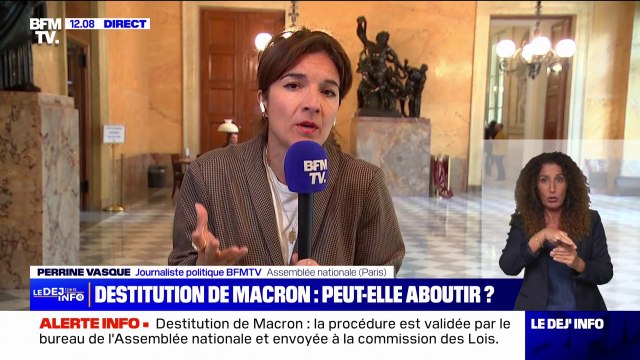 Destitution de Macron: la procédure validée par le bureau de l’Assemblée nationale et envoyée à la commission des Lois
