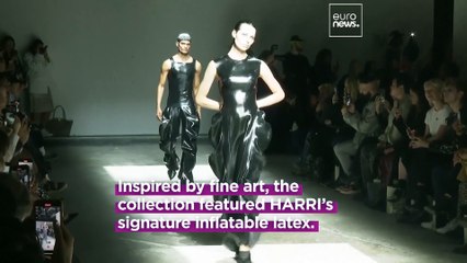 HARRI showcase latest jaw-dropping inflatable latex designs at London Fashion Week