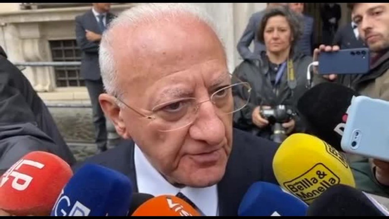 De Luca: Fitto difenda le politiche di coesione da spinta centralista