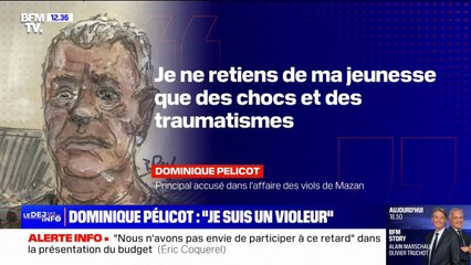 Procès des viols de Mazan: Dominique Pelicot a pris la parole pour la première fois ce mardi matin