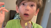 'I DID Warn him Ahead of Time!' - Boy's attempt to mask Wasabi's spiciness is pure hilarity