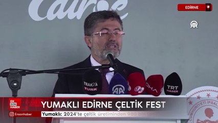 İbrahim Yumaklı: 2024'te çeltik üretiminden 980 bin ton rekolte bekliyoruz