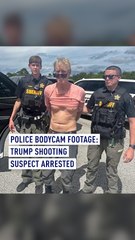 Police bodycam footage: Trump suspect arrested