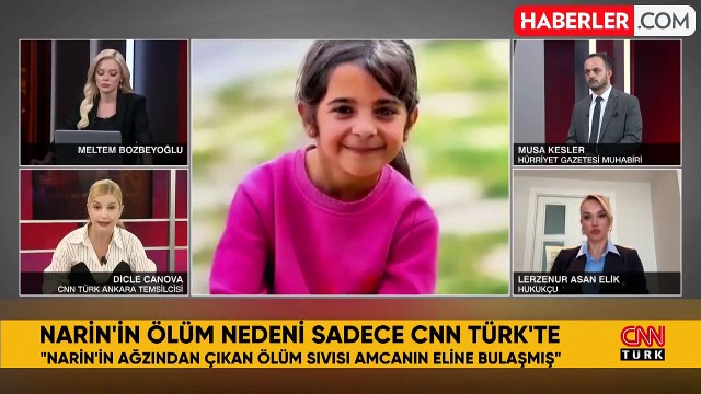 Narin Güran'ın ölüm nedeni kesinleşti! Ağzından akan sıvı amcanın eline bulaşmış