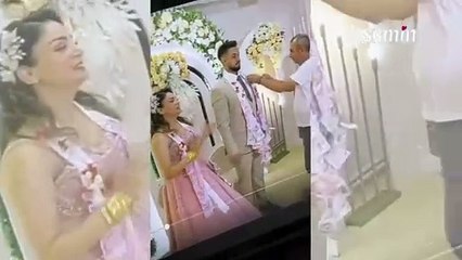 Nişanda gelini öpmekten son anda vazgeçen damadın akrabası herkesi şoke etti!