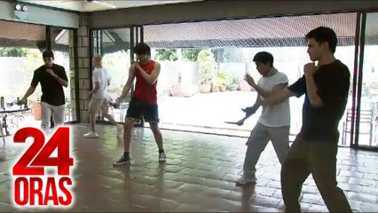 Cast ng "Mga Batang Riles", nag-training sa paghawak ng sandata at Fil-martial arts | 24 Oras