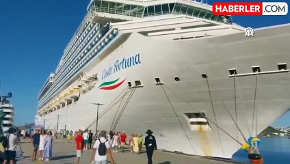 Bodrum'a Kruvaziyer Ziyareti: 2,881 Yolcu Geldi