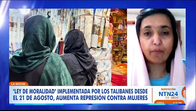 Mujeres afganas están encarceladas en sus hogares : Khadija Amin, víctima de los talibanes en Afganistán