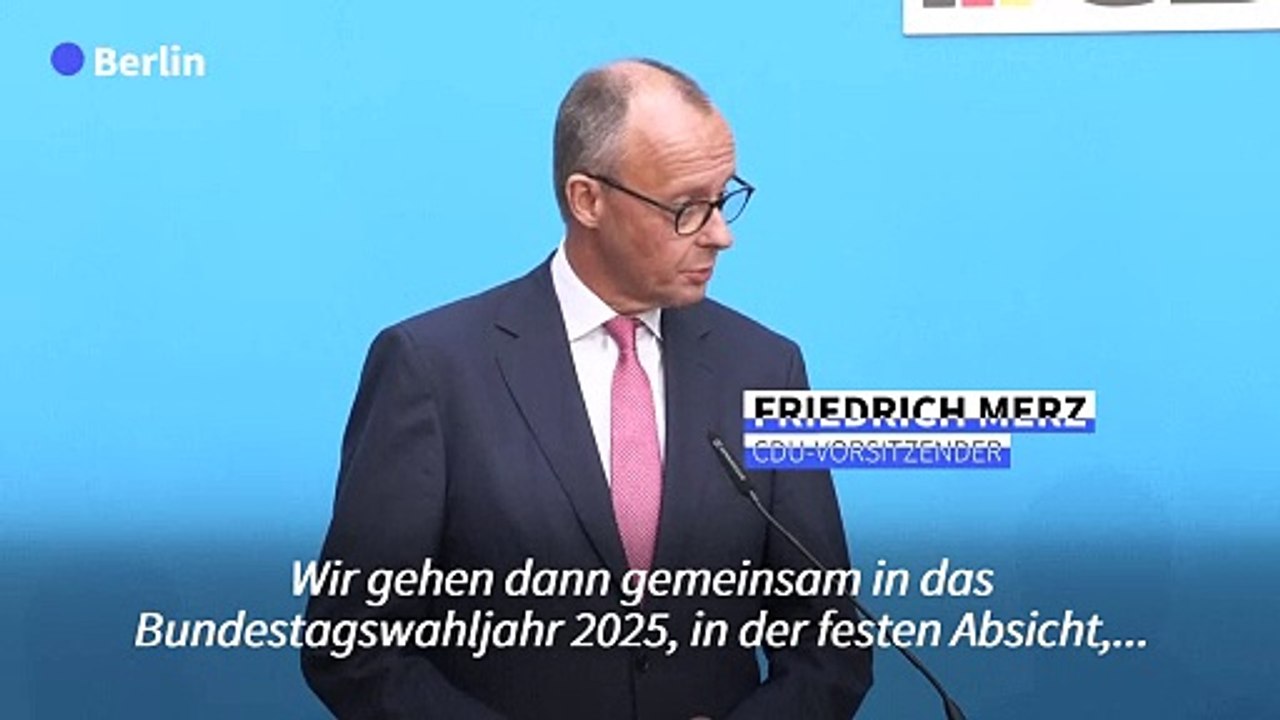 Merz will "führungsverantwortung für unser land" übernehmen