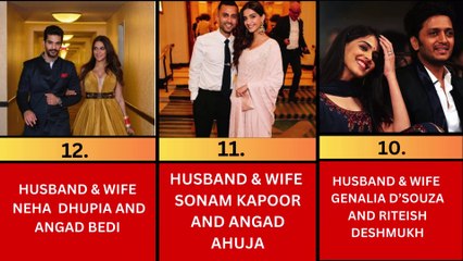 "Top 12 Most Beautiful Celebrity Couples in India"