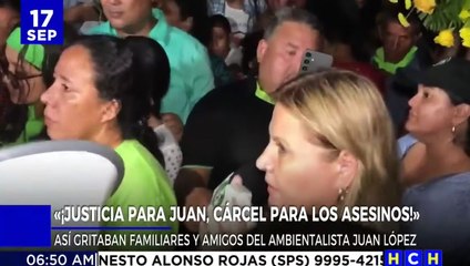 Con dolor e indignación despiden al ambientalista Juan López, asesinado en Colón