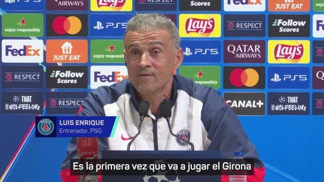 Luis Enrique se rinde al Girona y a Míchel