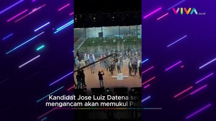 Detik-detik Kursi Melayang Saat Debat Cawalkot di Brasil