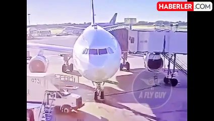 Dikkatsiz Şoförün Hatası: İkram Kamyonu Uçağa Çarptı ✈️