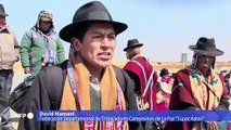 Indígenas bolivianos afines a Evo Morales inician corte de rutas en contra de presidente Arce