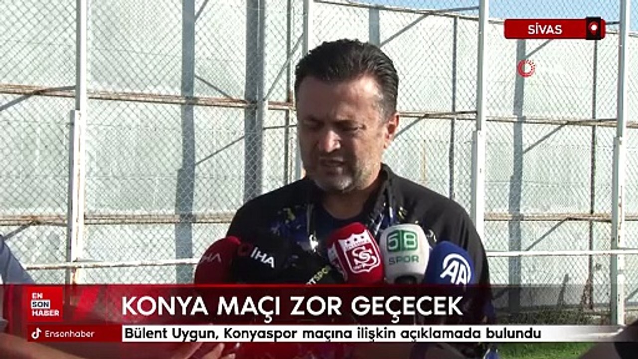 Bülent Uygun: Konya maçı zor geçecek