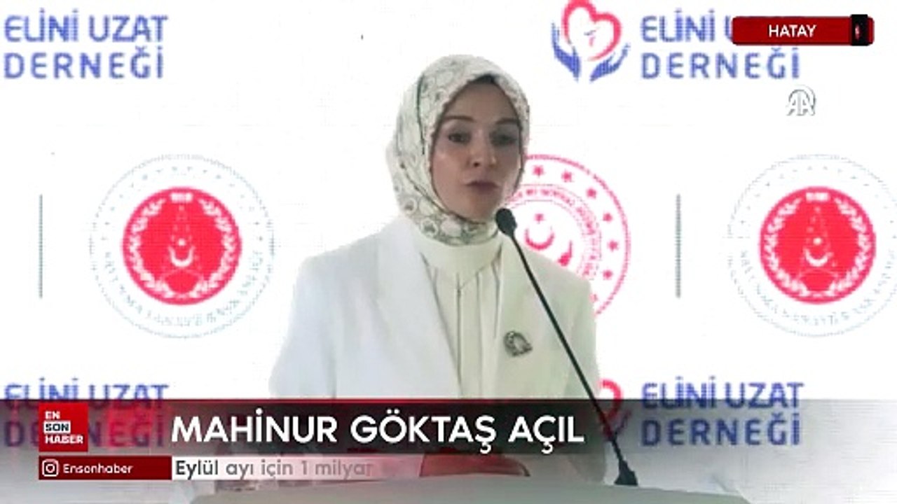 Mahinur Özdemir Göktaş: Eylül ayı için 1 milyar 54 milyon liralık SED ödemesi hesaplarda