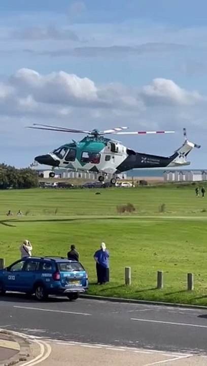 Air ambulance leaves Worthing after emergency incident