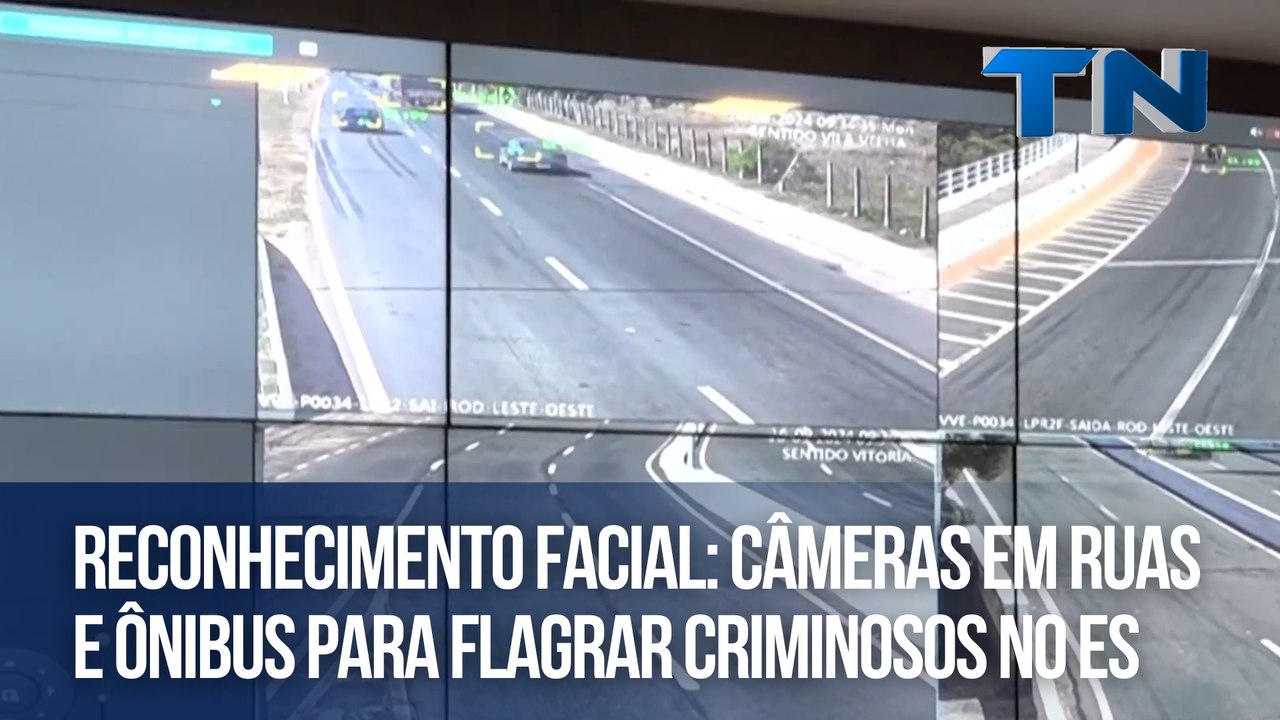 Reconhecimento facial: câmeras em ruas e ônibus para flagrar criminosos no ES