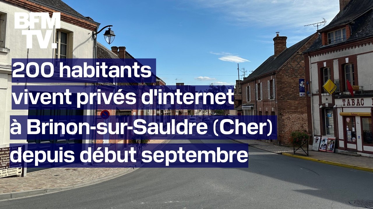 Brinon-sur-Sauldre: 200 habitants vivent privés d'internet depuis début septembre