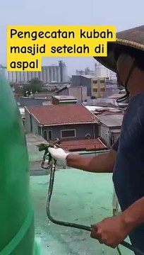 Aspal Cair Sebagai Solusi Utama Kebocoran Pada Kubah Masjid | Jasa Waterproofing Kubah Masjid Berpengalaman