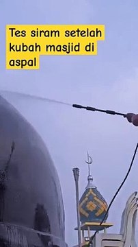 Cara Mudah dan Cepat Mengatasi Kebocoran Kubah Masjid dengan Aspal Cair | Jasa Aplikator Waterproofing Kubah Masjid