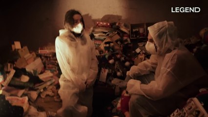 11 TONNES DE DÉCHETS DANS CETTE MAISON   SYNDROME DE DIOGÈNE CHEZ UNE FEMME DE 74 ANS !