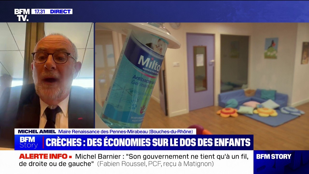 Michel Amiel, maire Renaissance de Pennes-Mirabeau: "Je ne regrette pas" d'avoir délégué des crèches au privé