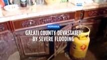 Severe flooding causes widespread devastation in Romania's Galati County