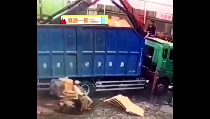 Crane Motor Cycle Accident ....... So Sad Moment