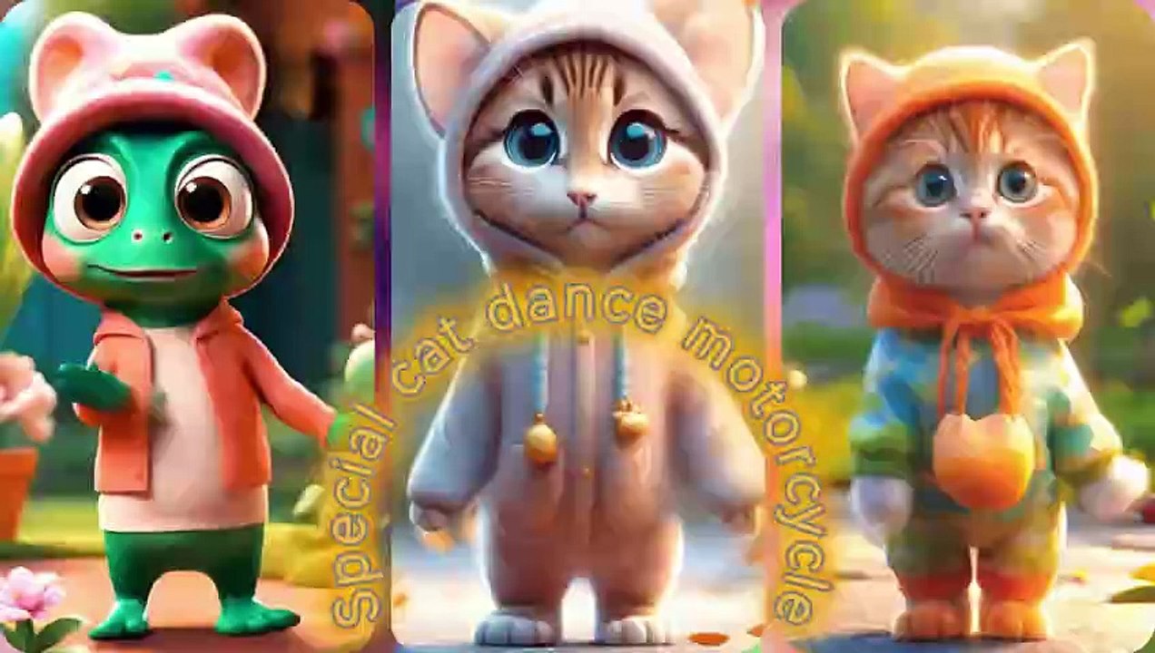 Pet Dancing| Cat Dancing Motorcycle | Adorable and Fun Moments #Petdance