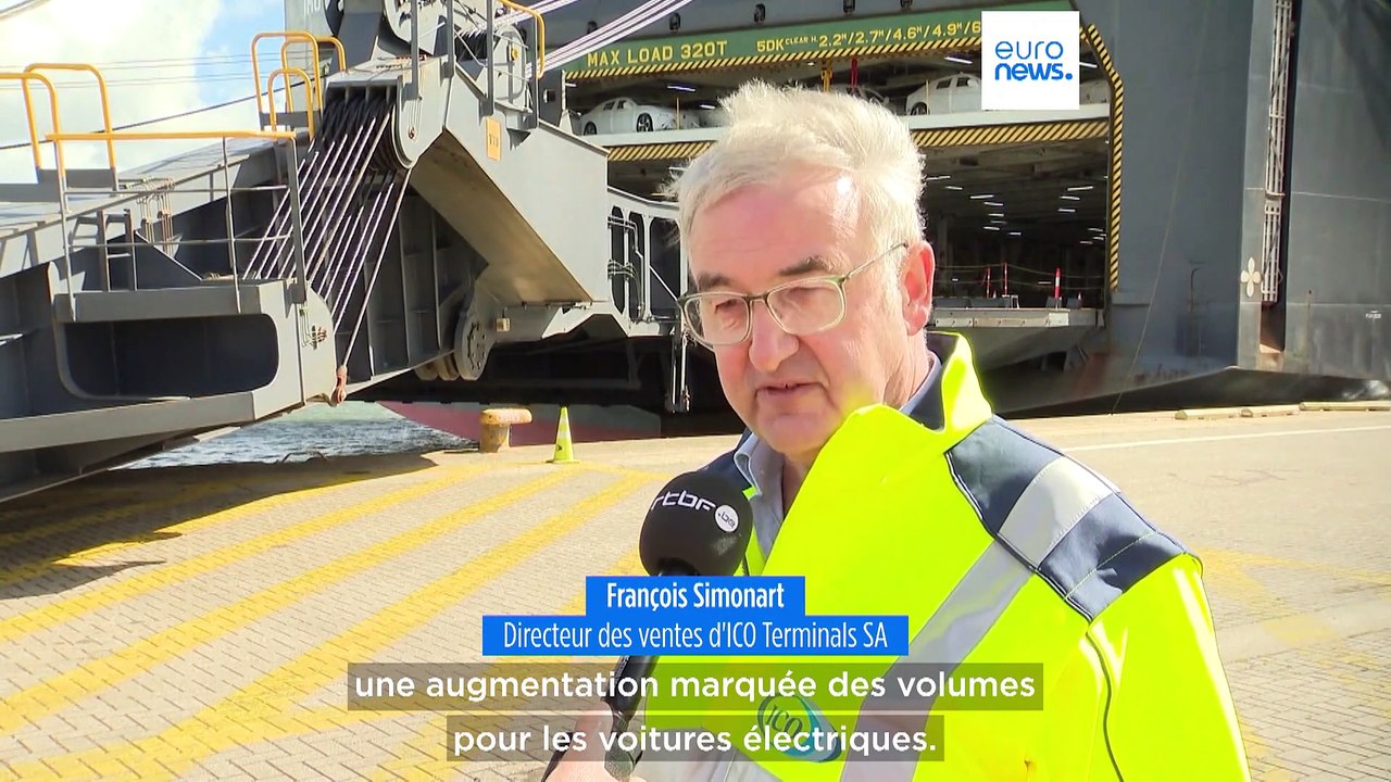 Les ports de Belgique saturés de voitures électriques chinoises