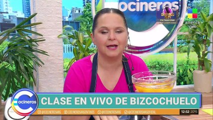Clase en vivo de BIZCOCHUELO con Gladys