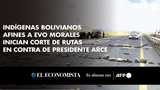 Indígenas bolivianos afines a Evo Morales inician corte de rutas en contra de presidente Arce