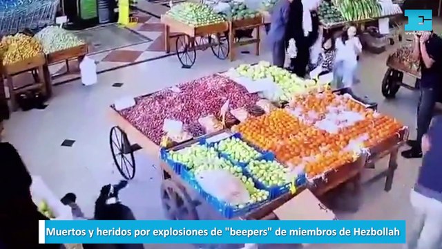 Muertos y heridos por explosiones de beepers de miembros de Hezbollah