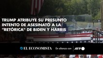 Trump atribuye su presunto intento de asesinato a la retórica de Biden y Harris