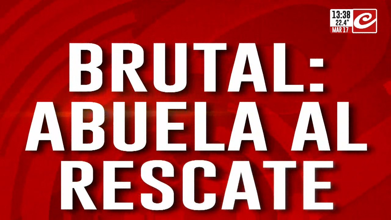 Abuela al rescate: tiene a su nieta en una red de trata