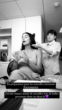 Tatiana Silva se dévoile en coulisses d'un tournage