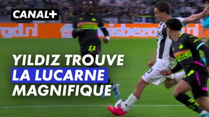 Yildiz trouve la lucarne de Drommel avec l'aide du poteau - Ligue des Champions 2024-25 (J1)