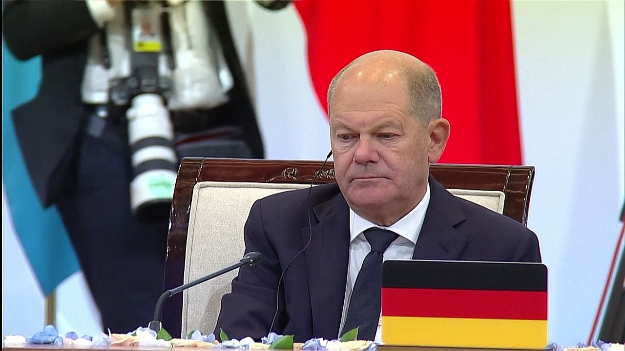 Zentralasien setzt auf Deutschland - Scholz sichert Unterstützung zu