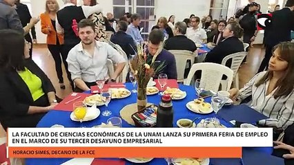 La Facultad de Ciencias Económicas de la UNaM lanza su primera Feria de Empleo en el marco de su tercer Desayuno Empresarial