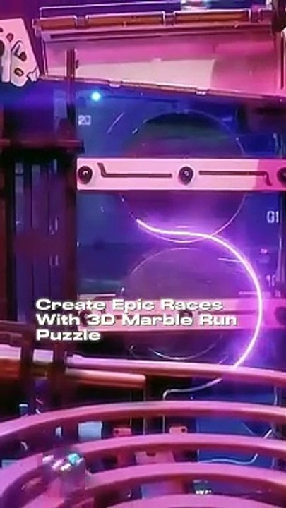 3D Marble Run Puzzle