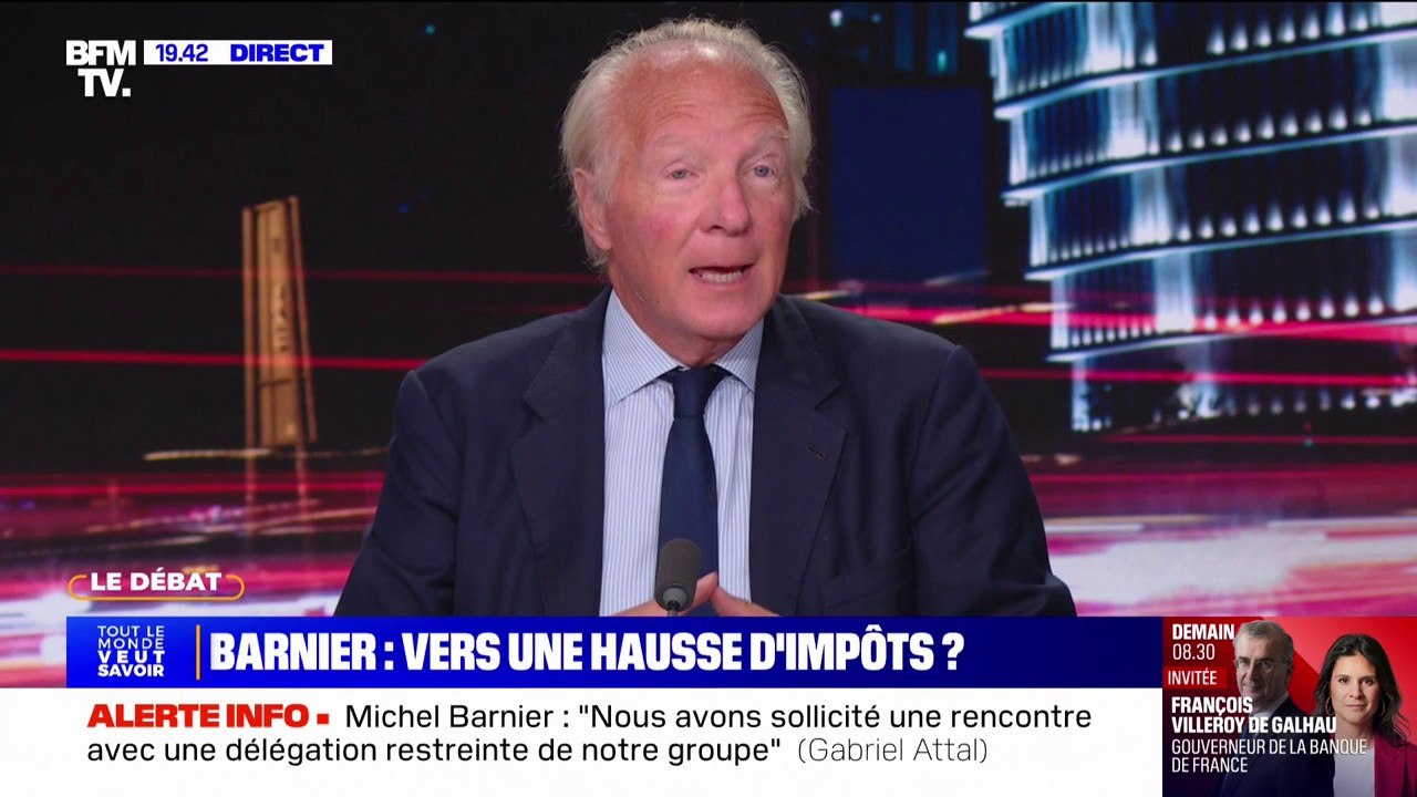 Hausse des impôts: "Ce que ma famille politique préférerait, c'est un effort de maîtrise de la dépense publique", déclare l'ex-ministre Brice Hortefeux (LR)