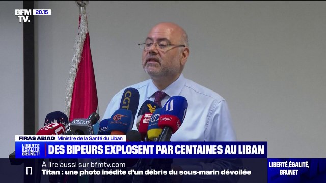 Explosions de bipeurs du Hezbollah au Liban: Le nombre d'admissions aux urgences est très important , affirme Firas Abiad, ministre de la Santé