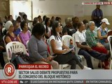 Caraqueños debaten propuestas para fortalecer el sector salud rumbo al Gran Congreso del Bloque Histórico