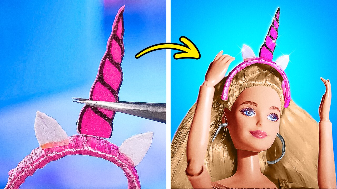 CRAFTING STUNNING DOLL ACCESSORIES FROM EVERYDAY ITEMS 