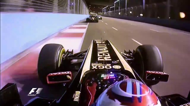 F1 – Vitaly Petrov (Renault V8) Onboard – Singapore 2011