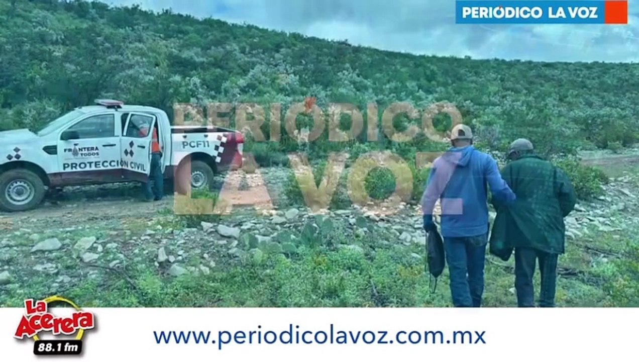 Rescatan a viejito en el monte luego de 24 horas desaparecido