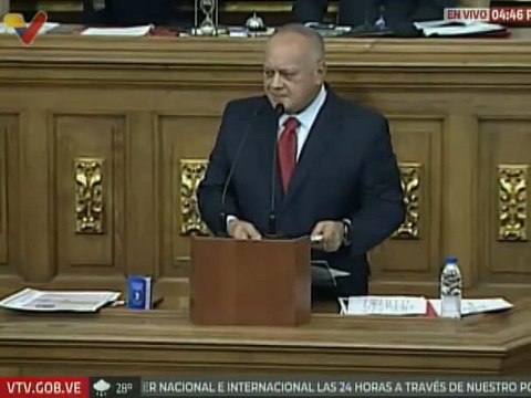 Vpdte. Sec. Diosdado Cabello afirmó que la CIA financia los planes terroristas contra Venezuela