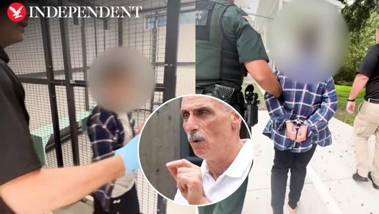 Moment 11-year-old boy ‘with list of targets’ arrested for school shooting threat